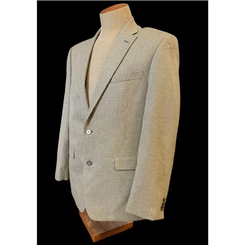Tommy Hilfiger Micro Houndstooth 2-Button Sport Coat 42R